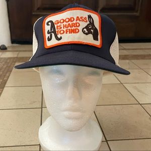 Adjustable vintage funny trucker hat